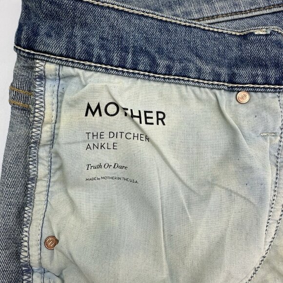 Mother Women’s The Ditcher Ankle Truth Or Dare Designer Jeans‎ W30-34/L27.5 - Picture 6 of 14
